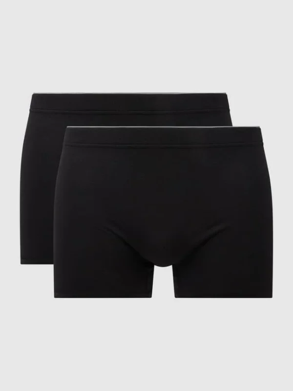 Schlussverkauf ? Palmers Trunks Mit Stretch-Anteil Im 2er-Pack – Schwarz ⌛ 1