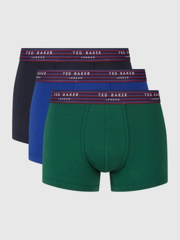 Brandneu ? Ted Baker Trunks Mit Stretch-Anteil Im 3er-Pack – Marineblau ? 1