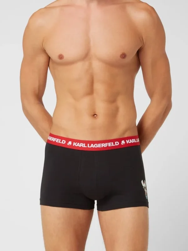 Billig ? Karl Lagerfeld Trunks Mit Stretch-Anteil Im 3er-Pack – Schwarz ? 4