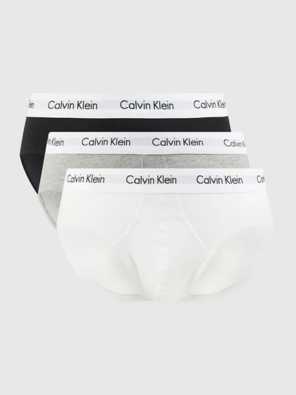 Coupon ? Calvin Klein Underwear Slips Aus Baumwoll-Mix Im 3er-Pack – Schwarz ? 1