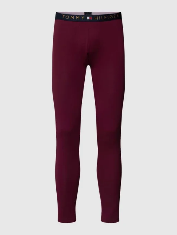 Neu ? Tommy Hilfiger Lange Unterhose Mit Label-Detail Modell ‘LONG JOHN’ – Dunkelrot ? 3