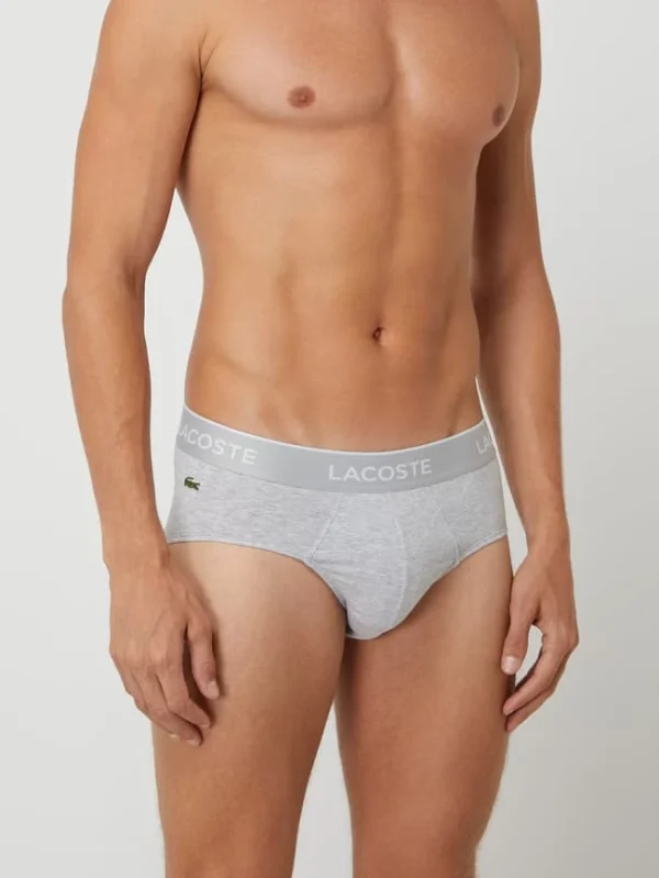 Am billigsten ? Lacoste Slip Mit Stretch-Anteil Im 3er-Pack – Weiß ⌛ 4
