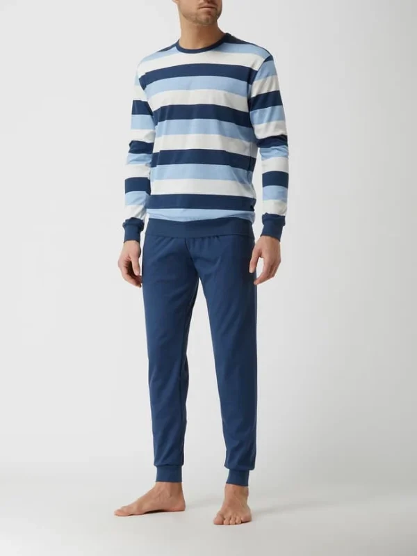 Budget ? Calida Pyjama Aus Baumwolle – Marineblau ✨ 1
