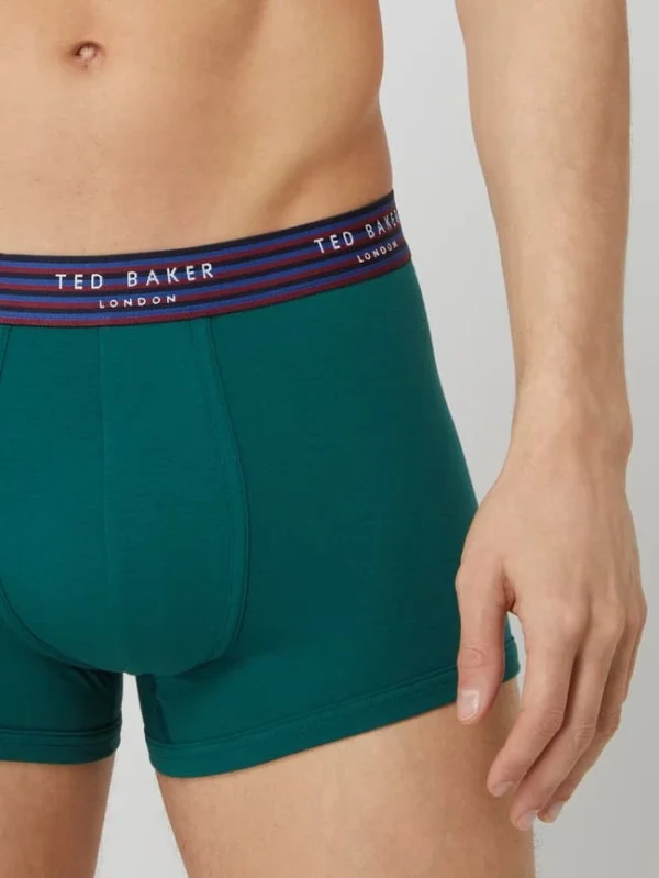 Brandneu ? Ted Baker Trunks Mit Stretch-Anteil Im 3er-Pack – Marineblau ? 3