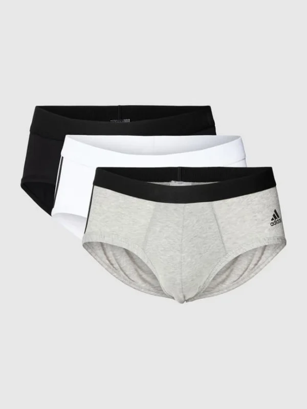 Aktion ? ADIDAS SPORTSWEAR Slip Mit Kontrastiven Label-Streifen Im 3er-Pack – Weiß ? 3