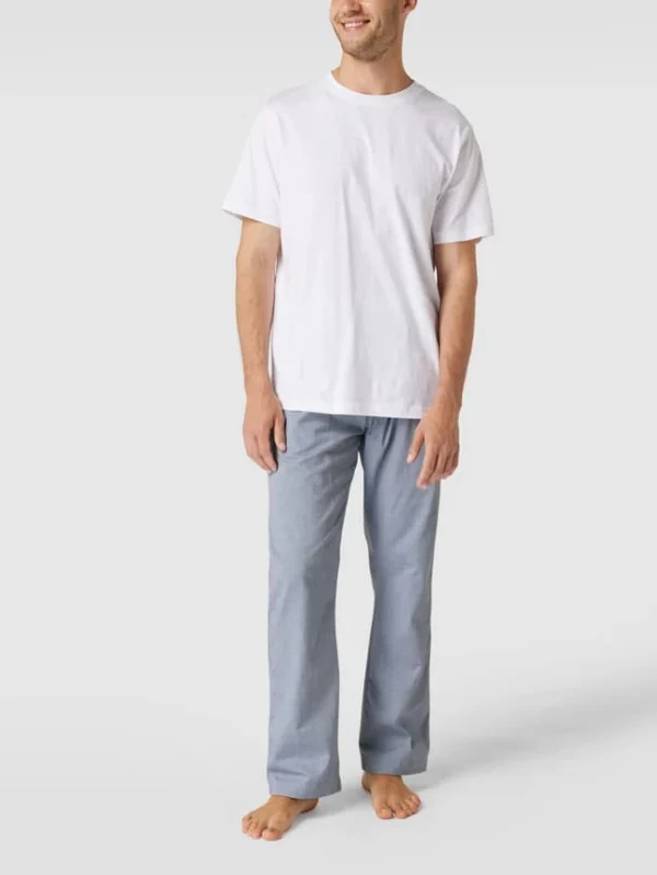 Bestpreis ? Gant Pyjama-Hose Mit Logo-Bund – Hellblau ? 1