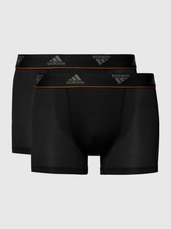 Rabatt ? ADIDAS SPORTSWEAR Trunks Mit Elastischem Logo-Bund Im 2er-Pack – Schwarz ? 3