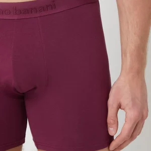 Neu ✔️ Bruno Banani Trunks Mit Stretch-Anteil Im 2er-Pack Modell ‘Long Life’ – Bordeaux Rot ✨ 8