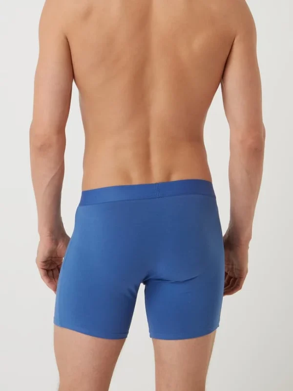 Brandneu ? Bruno Banani Trunks Mit Stretch-Anteil Im 2er-Pack Modell ‘Long Life’ – Blau ⭐ 4