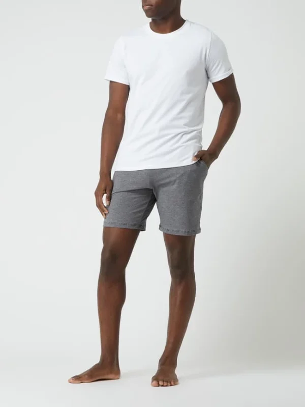 Auslauf ? Skiny Pyjama-Hose Mit Stretch-Anteil – Schwarz ? 1
