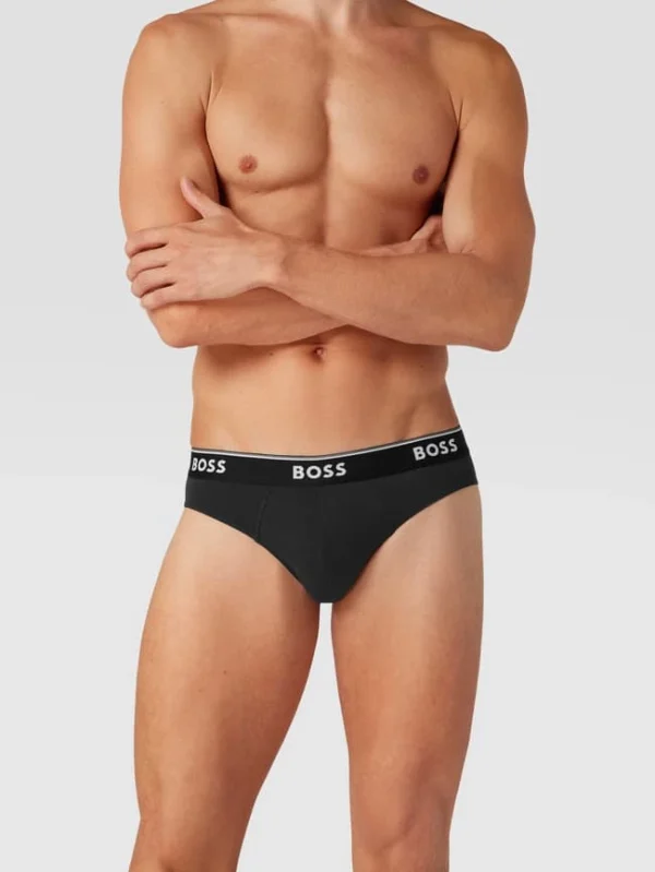 Auslauf ? BOSS Slip Mit Label-Details Im 3er-Pack Modell ‘Power’ – Royalblau ? 1