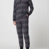 Großhandel ? Schiesser Pyjama Mit Norwegermuster – Blau ⌛ 14