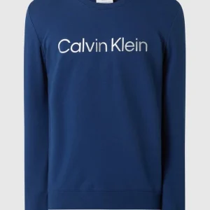 Am billigsten ? Calvin Klein Underwear Pyjama-Oberteil Mit Logo-Print – Blau ? 9