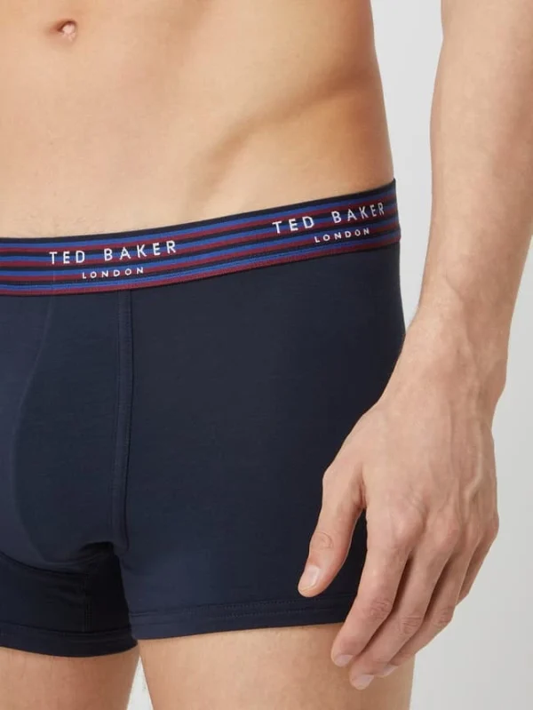 Brandneu ? Ted Baker Trunks Mit Stretch-Anteil Im 3er-Pack – Marineblau ? 5