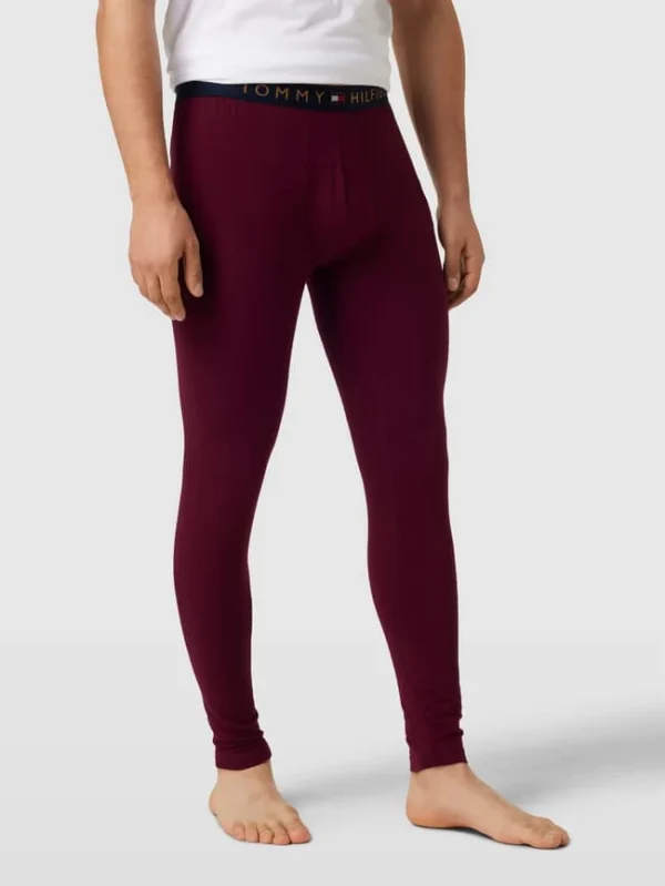Neu ? Tommy Hilfiger Lange Unterhose Mit Label-Detail Modell ‘LONG JOHN’ – Dunkelrot ? 5