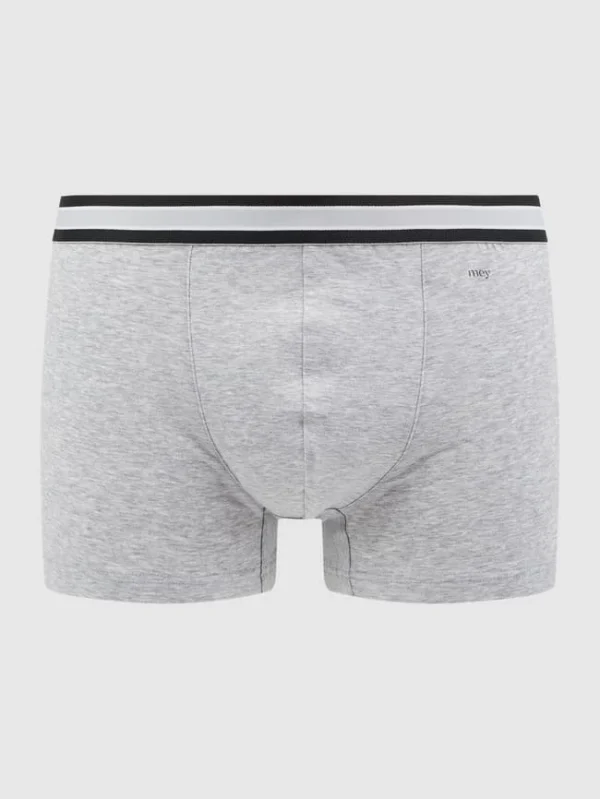 Blitzangebot ⌛ Mey Trunks Mit Stretch-Anteil – Mittelgrau Meliert ? 1