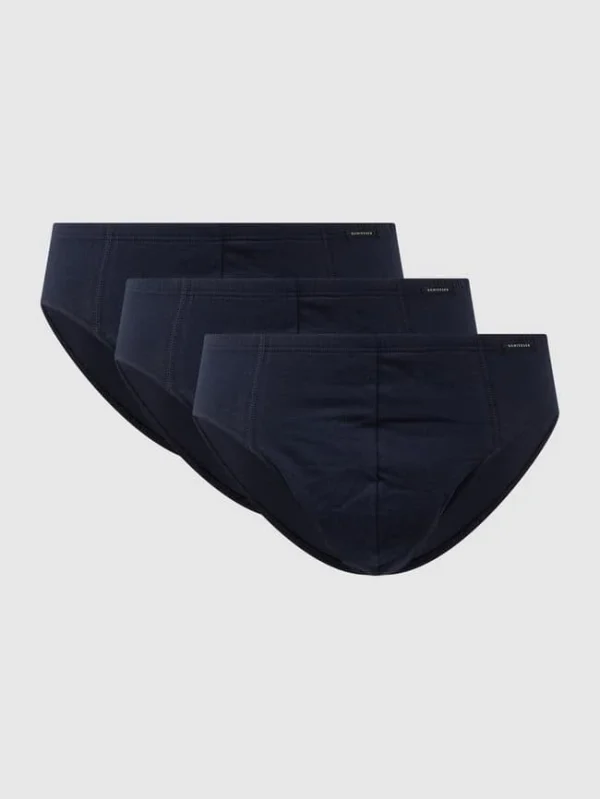 Besorgen ? Schiesser Slip Mit Stretch-Anteil Im 3er-Pack – Dunkelblau ? 1