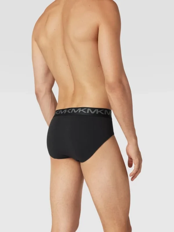 Großhandel ✨ MICHAEL Michael Kors Slip Mit Logo-Bund Im 3er-Pack Modell ‘STRETCH FACTOR’ – Royalblau ? 5