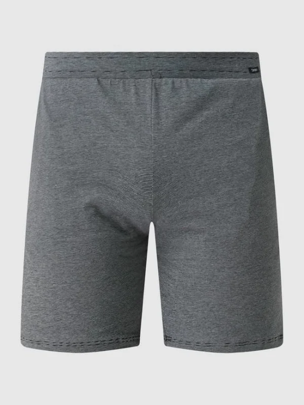 Auslauf ? Skiny Pyjama-Hose Mit Stretch-Anteil – Schwarz ? 3