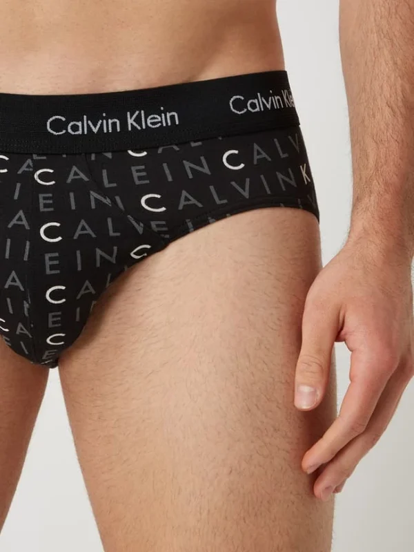 Aktion ? Calvin Klein Underwear Slips Aus Baumwoll-Mix Im 3er-Pack – Schwarz ? 6