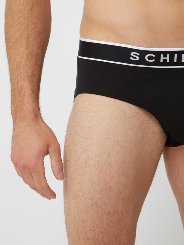 Besorgen ? Schiesser Slip Mit Logo-Bund Im 3er-Pack – Schwarz ❤️ 5