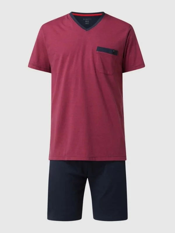 Rabatt ? Bugatti Pyjama Aus Baumwollmischung – Fuchsia ? 3