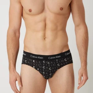 Aktion ? Calvin Klein Underwear Slips Aus Baumwoll-Mix Im 3er-Pack – Schwarz ? 10