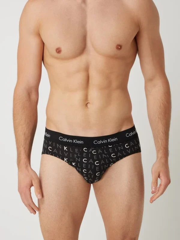 Aktion ? Calvin Klein Underwear Slips Aus Baumwoll-Mix Im 3er-Pack – Schwarz ? 3