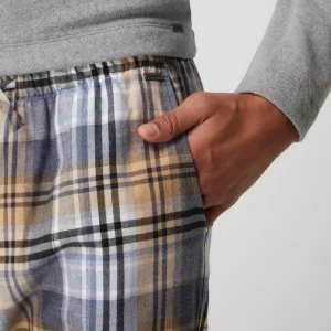 Bestes Angebot ⭐ Hanro Pyjama-Hose Mit Karomuster Modell ‘Jasper’ – Mittelgrau ? 11