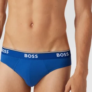 Auslauf ? BOSS Slip Mit Label-Details Im 3er-Pack Modell ‘Power’ – Royalblau ? 10