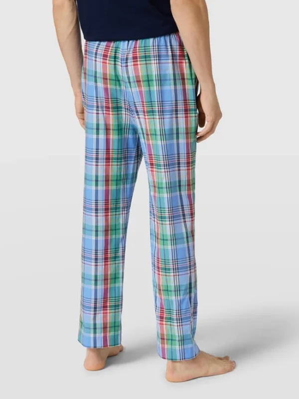 Aktion ? Polo Ralph Lauren Underwear Pyjama-Hose Mit Karomuster Modell ‘MULTI CHECK PJ PANTS’ – Bleu ? 6