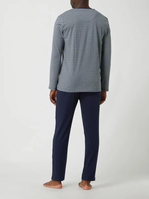 Blitzangebot ? HOM Pyjama Aus Baumwolle Modell ‘Lices’ – Dunkelblau ⌛ 5