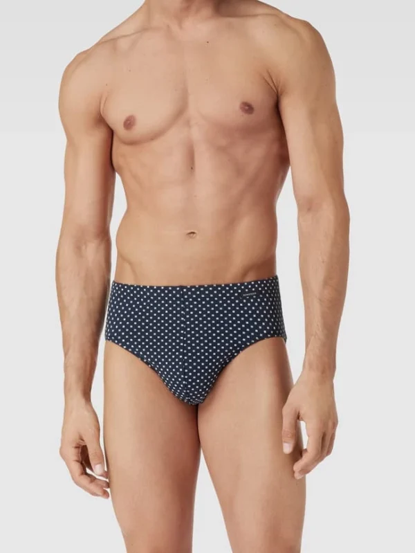 Top 10 ? Schiesser Slip Mit Allover-Muster – Marineblau ? 1