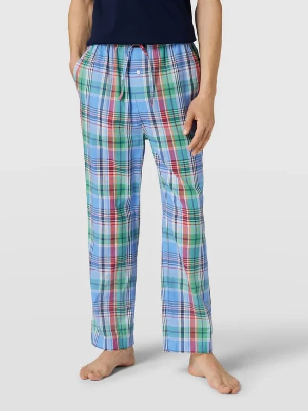 Aktion ? Polo Ralph Lauren Underwear Pyjama-Hose Mit Karomuster Modell ‘MULTI CHECK PJ PANTS’ – Bleu ? 5