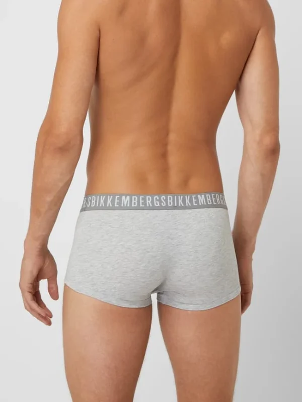 Bestpreis ? Bikkembergs Trunks Mit Stretch-Anteil Im 3er-Pack – Mittelgrau Meliert ? 5