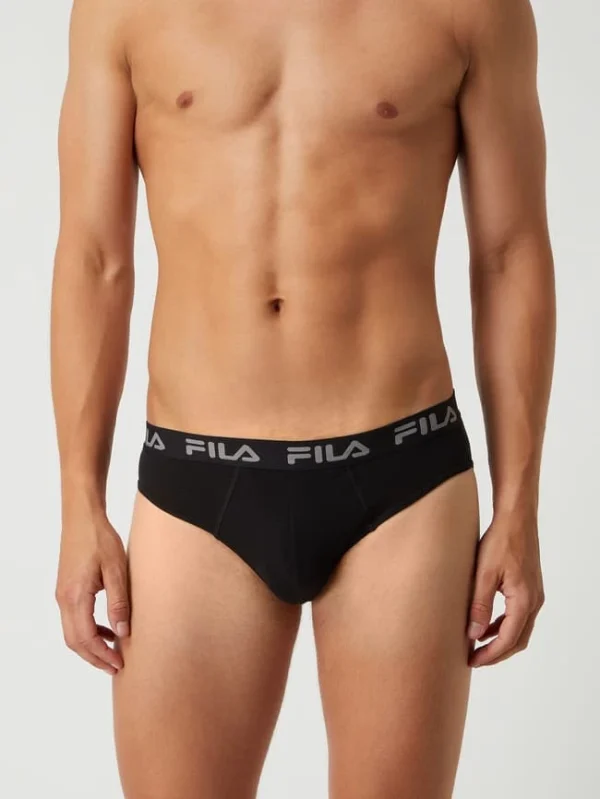 Aktion ? FILA Slip Mit Stretch-Anteil Im 2er-Pack – Schwarz ? 4
