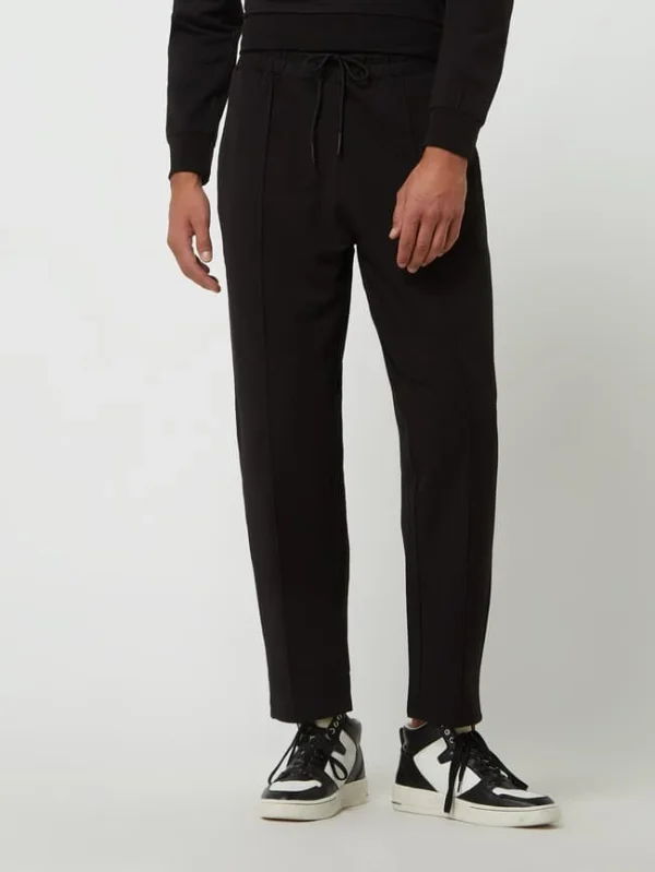 Schlussverkauf ? Guess Lounge-Hose Mit Stretch-Anteil Modell ‘Meyer’ – Schwarz ✔️ 5