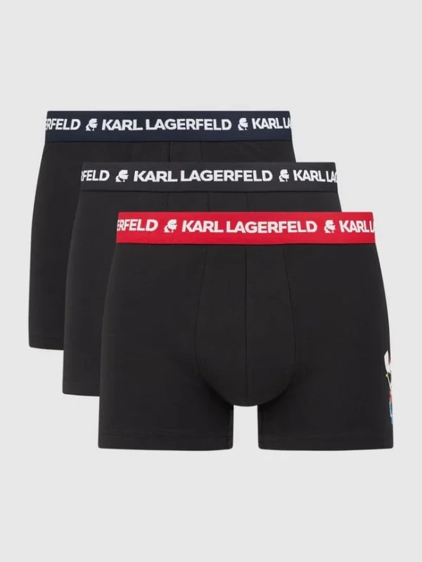 Billig ? Karl Lagerfeld Trunks Mit Stretch-Anteil Im 3er-Pack – Schwarz ? 1