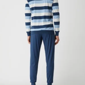Budget ? Calida Pyjama Aus Baumwolle – Marineblau ✨ 12