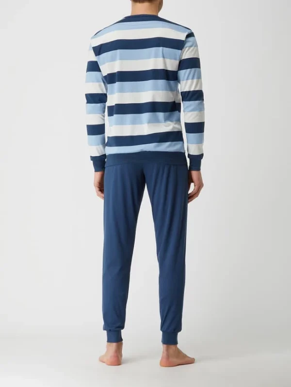Budget ? Calida Pyjama Aus Baumwolle – Marineblau ✨ 5