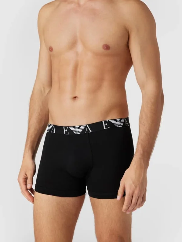 Besorgen ✔️ Emporio Armani Trunks Mit Brand-Schriftzug Im 3er-Pack – Schwarz ? 1