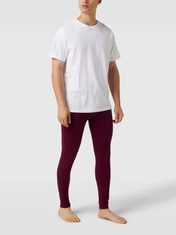 Neu ? Tommy Hilfiger Lange Unterhose Mit Label-Detail Modell ‘LONG JOHN’ – Dunkelrot ? 1