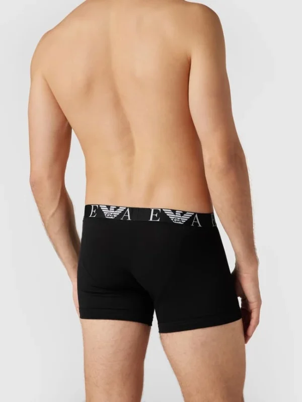 Besorgen ✔️ Emporio Armani Trunks Mit Brand-Schriftzug Im 3er-Pack – Schwarz ? 5