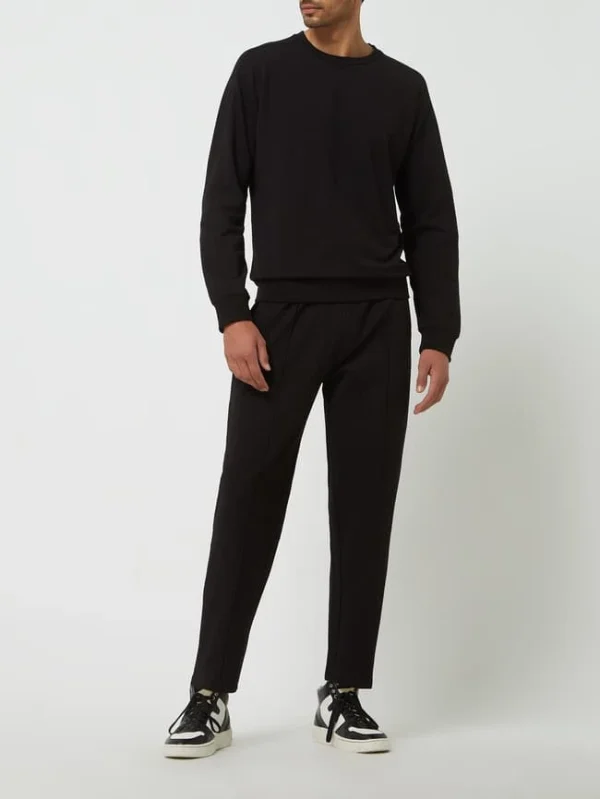 Schlussverkauf ? Guess Lounge-Hose Mit Stretch-Anteil Modell ‘Meyer’ – Schwarz ✔️ 1