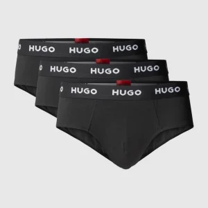 Budget ✔️ HUGO Slip Mit Label-Schriftzug Im 3er-Pack – Schwarz ? 8