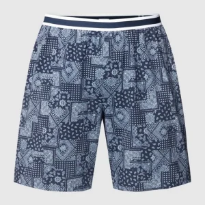 Schlussverkauf ⭐ Mey Pyjama-Shorts Mit Allover-Muster Modell ‘PAISLEY’ – Dunkelblau ✔️ 9