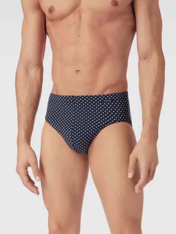 Top 10 ? Schiesser Slip Mit Allover-Muster – Marineblau ? 4
