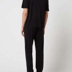 Am billigsten ? Karl Lagerfeld Pyjama Aus Lyocellmischung – Schwarz ❤️ 12