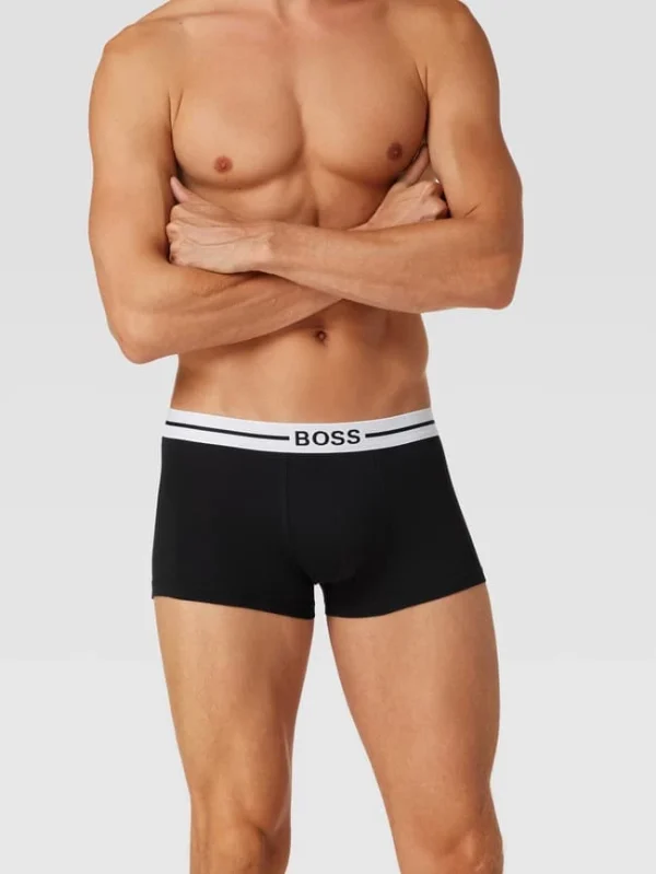 Besorgen ? BOSS Trunks Mit Logo-Bund Im 3er-Pack Modell ‘Organic Trunk’ – Rot ⌛ 1
